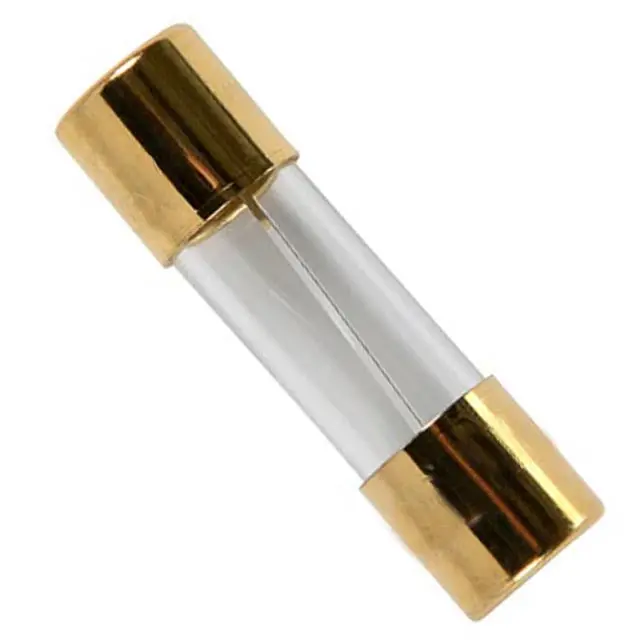 2701126A - Fuse Auto Nb 60A 32V 10X38mm Midget Glass 24K-Gold Plated (2 Pcs/Pkg) 1