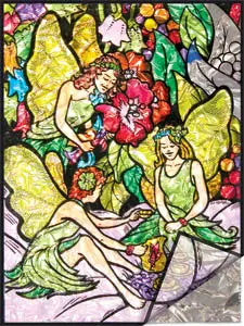 Fpbn-5 - Flower Fairies-Foil Painting By Numbers 1