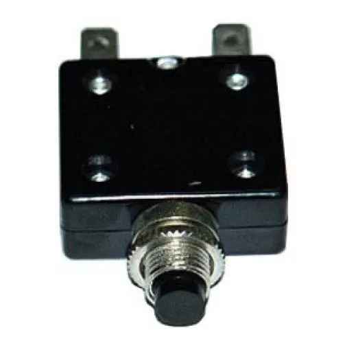 B7004 - Circuit Breaker 4A 250Vac Push Chmt 1P 11Mm Dia Qt 6.3Mm 1
