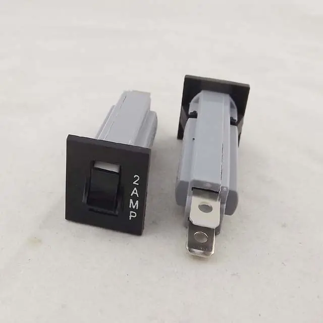 Ze-800-2 - Circuit Breaker 2A 250Vac Rocker Chmt 1P 16Mm Dia Qt 6.3Mm 1
