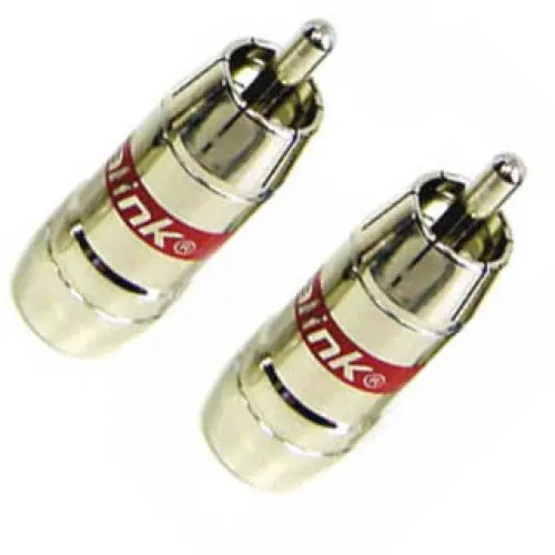 Gaa-823-2 - Rca Plug Twist On Rg6 Red  (2 Pcs/Pkg) 1
