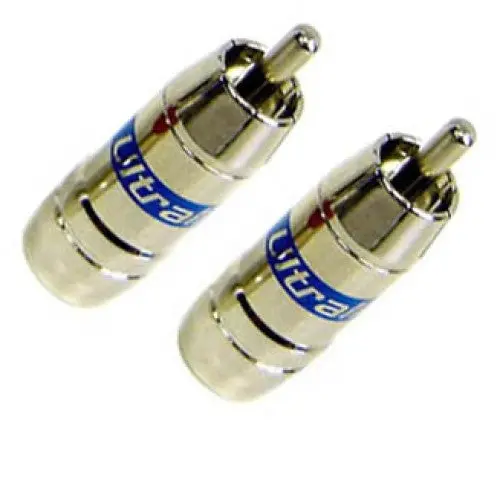 Gaa-825-2 - Rca Plug Twist On Rg6 Blue  (2 Pcs/Pkg) 1