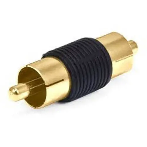 274-873 - Adapter Rca Plug-Plug Plas Gold Blk 1