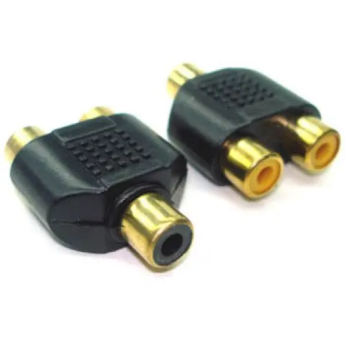 An-344G-Bc - Adapter Rca Jack-2Xrca Jack Gold 1