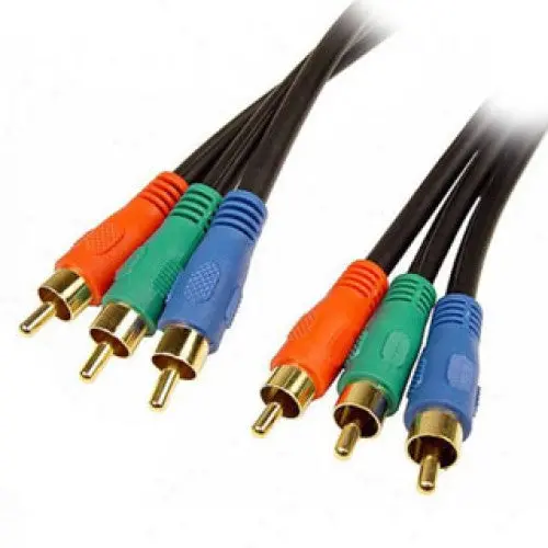 Ap091 - Component Video Cable 3M/M 6Ft 3X3rca Gold 1