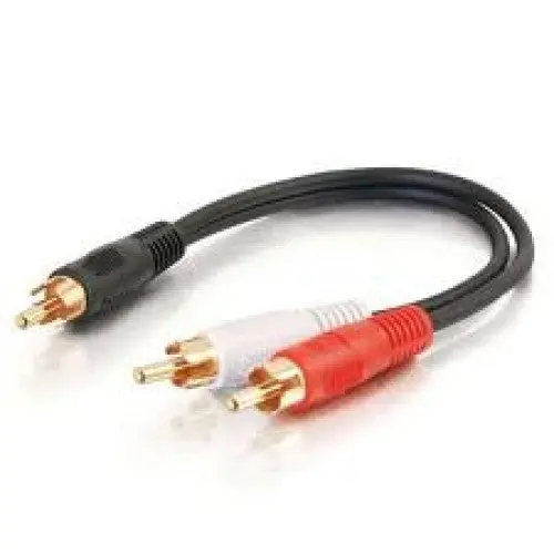 4040 - Rca Cable Assy Y 2Male-1Male 6In Tin 1