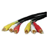 Ca1065-3 - Rca Cable Assy M/Mx3 3Ft Gold Ca1006-3 1