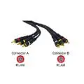 Ca1066-06 - Rca Cable Assy M/Mx3 6Ft Gold 1