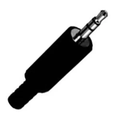 A204sr - Audio Pl 3.5 Stereo Plast Il Blk  (2 Pcs/Pkg) 1