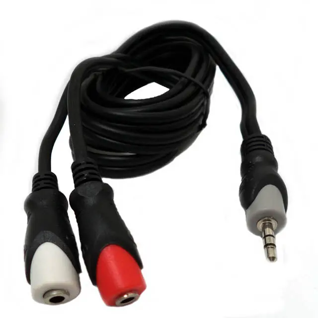 Ca76 - Audio Cable 3.5 Stereo Pl-Jkx2 6Ft 1
