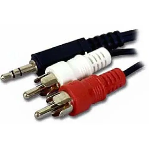 Ac-27G Bc - Audio Cable 3.5 Stereo Pl-Rcapx2 6Ft 1