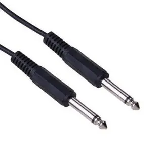 Ppjj15 - Audio Cable 6.3Mon Pl-Pl 15Ft Metal Tin Sr Blk 12 Awg 1