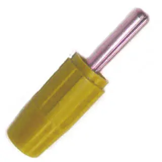 Gba-1133-1 - Banana Plug Through Hole Small Yellow Insulated 1