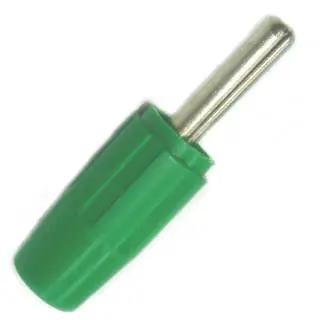 Gba-1135-1 - Banana Plug Through Hole Small Green Insulated 1
