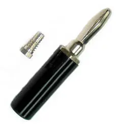108-1763-101 - Banana Plug Th Std Blk Insu 1