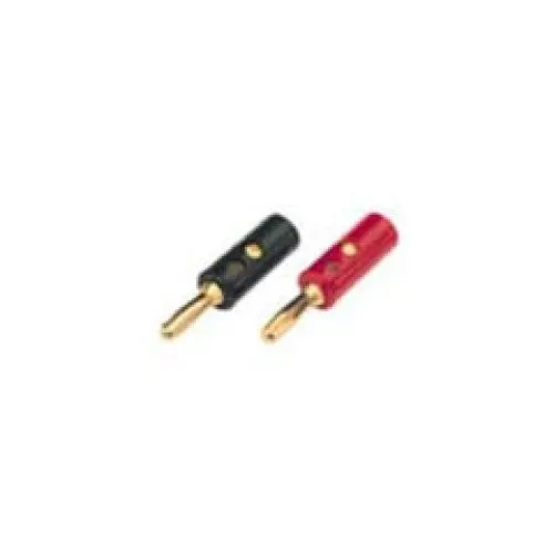 Bg1010br - Banana Plug Sc/Hole Std Red/Blk  (2 Pcs/Pkg) 1