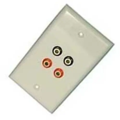 Av-103G - Wall Plate Bananajkx4 Red/Blk Gold White 1