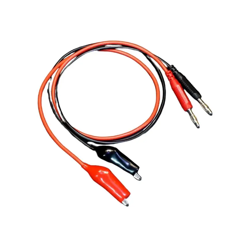 Instr-001066 - Test Lead Set W/Alligator Clips Banana Plugs 3Ft 1
