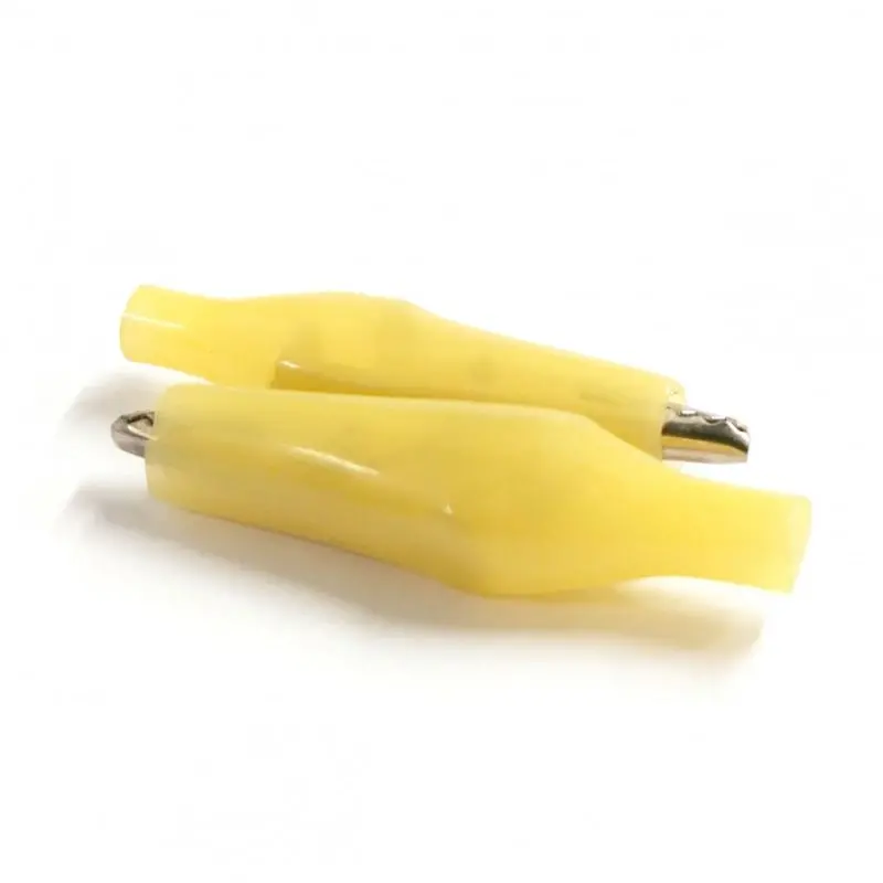 Instr-000004 - Alligator Clip W/Boot Yel Small 1