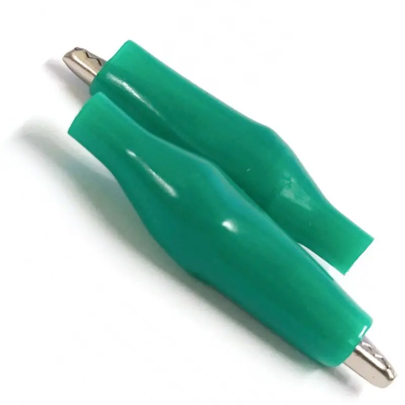 Instr-000005 - Alligator Clip W/Boot Grn Small 1