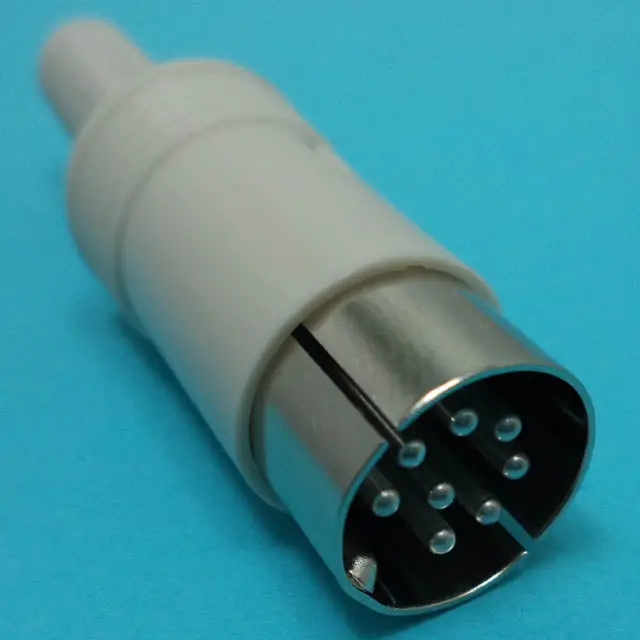 Eta11 - Din Plug 8Pos Inline Plastic 1