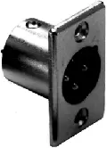 250-700 - Xlr 3Pl Chasis Mount Tin Sol Met Metal 1