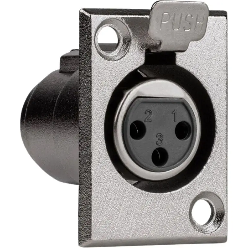 Mxp-3F - Xlr 3Jk Chasis Mount Tin Solder Lock Metal 1