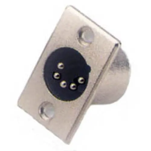 5571 - Xlr 5Pl Chasis Mount Tin Solder Metal 1