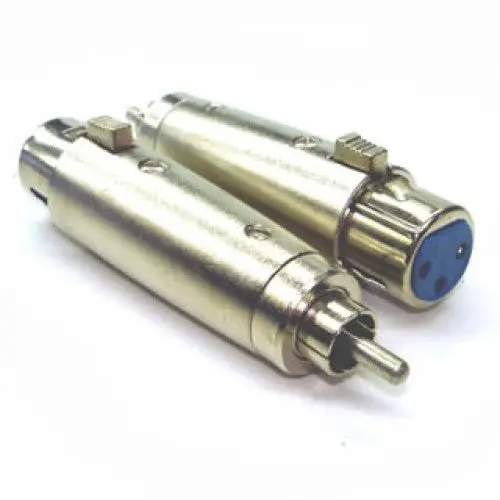 Mc1019 - Xlr Adapt 3Jk-Rca Plug Metal Tin 1