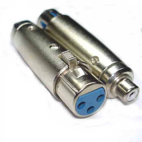 Mc1021 - Xlr Adapt 3Jk-Rca Jack Metal Tin 1