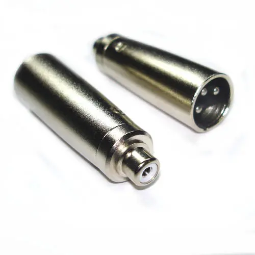 Caa11 - Xlr Adapt 3Pl-Rca Jack Metal Tin 1