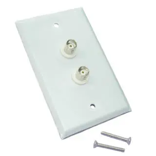 Dec-10 - Wall Plate Bnc 2Pos Jack-Jack 1