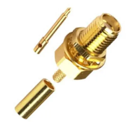 11202 - Sma Jack Crimp Rg174 Inline Gold 1