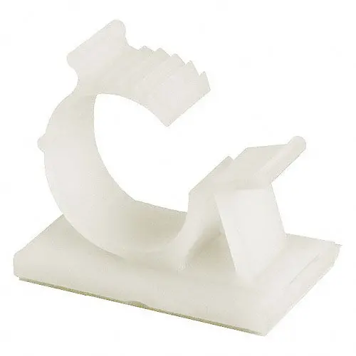 Gkk-1575 - Cable Clamp Adjustable Rachet 3/4In Kwik Klips White (2 Pcs/Pkg) 1
