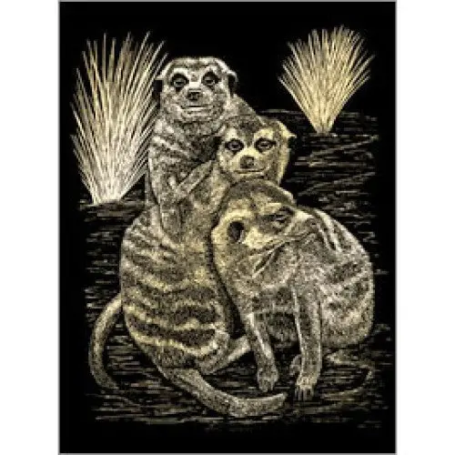 Golf22 - Gold Engraving Meer Cats 1