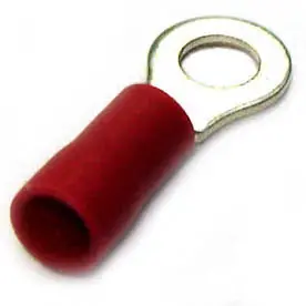 160103-1000 - Ring Term Red #8 22-18Awg Id-4.3Mm Od-8Mm (1000 Pcs/Pkg) 1