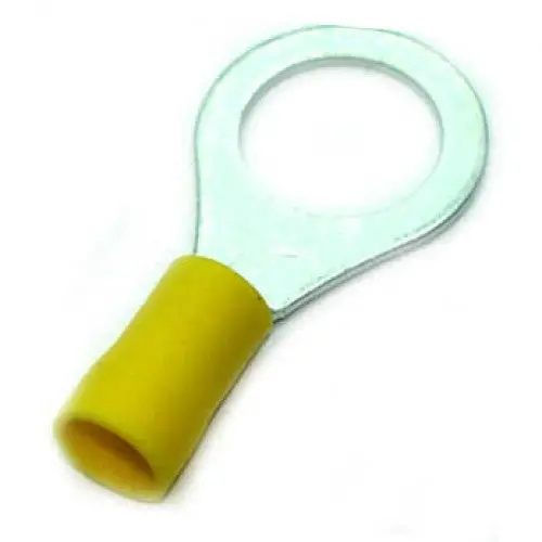 160408-2004 - Ring Term Yel 1/2In 12-10Awg Id-13.1Mm Od-19.3Mm (4 Pcs/Pkg) 1