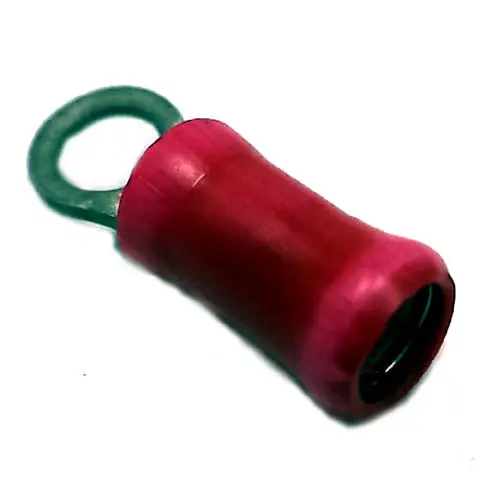 31881 - Ring Term Red #6 22-16Awg Id-3.46Mm Od-5.55M (10 Pcs/Pkg) 1
