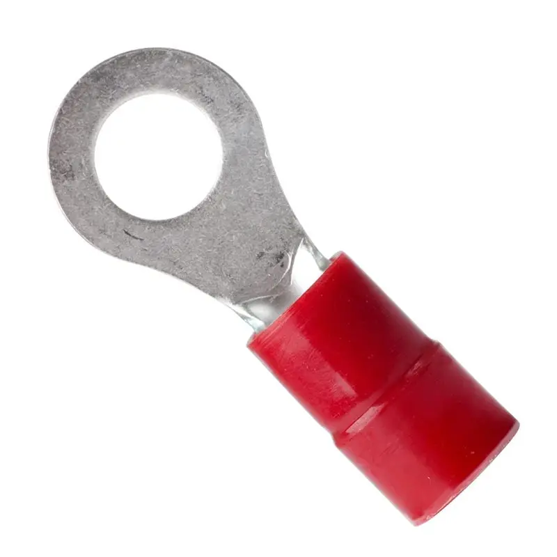 230235 - Ring Term Red 5/16In 8Awg Nylon Id-7.9Mm Od-15Mm Double Crimp (2 Pcs/Pkg) 1