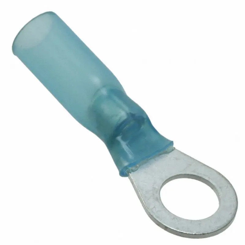 Gqac-3409-100 - Ring Term Blu #10 16-14Awg Heatshrinkable Id-5Mm Od-8Mm (100 Pcs/Pkg) 1
