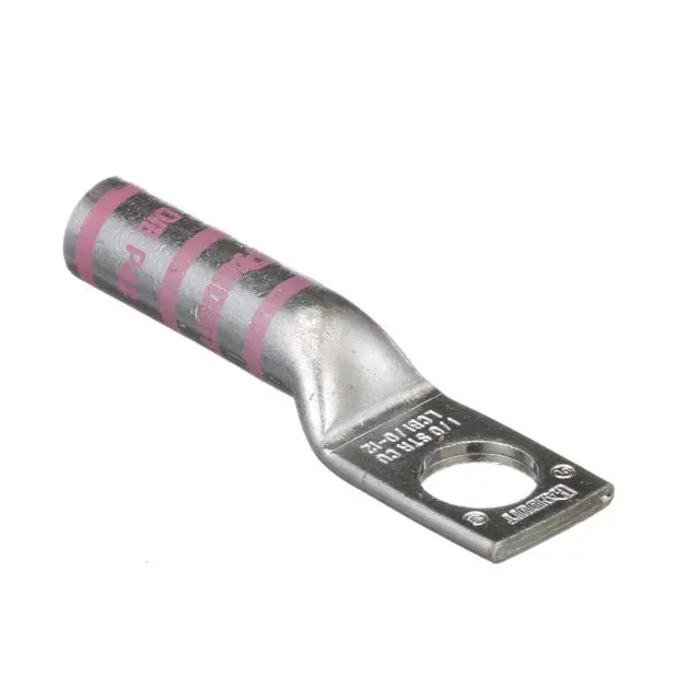 Lcb1/0-12-X - Copper Tin Lug 1/0Awg Stud 1/2In 12.7Mm W-20Mm Tc Ol-74Mm 1