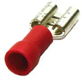 65541 - Quick Conn Fem Red 0.250In 22-18 Awg 6.35X0.8Mm (10 Pcs/Pkg) 1