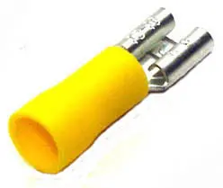 C14-145F - Quick Conn Fem Yel 0.250In 12-10 Awg 6.35X0.8Mm (6 Pcs/Pkg) 1