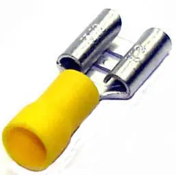 61324 - Quick Conn Fem Yel 0.375In 12-10 Awg 9.5X1.2Mm (6 Pcs/Pkg) 1