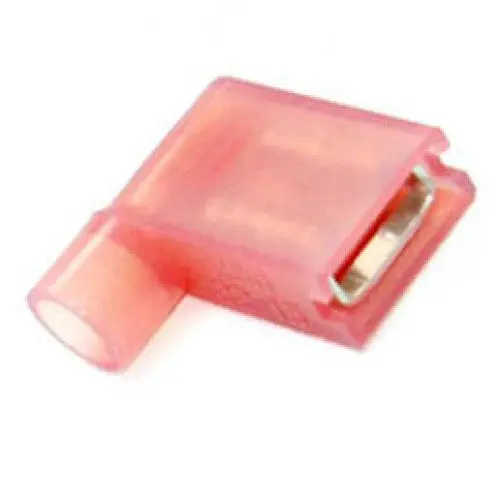 2-520129-2 - Quick Conn Fem Red 0.250In Flag 22-18Awg 6.35X0.8Mm Fully Insu. (5 Pcs/Pkg) 1