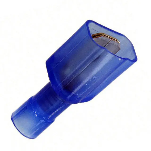 21-153M - Quick Conn Male Blu 0.250In 16-14Awg 6.35X0.8Mm Fully Insu. (6 Pcs/Pkg) 1
