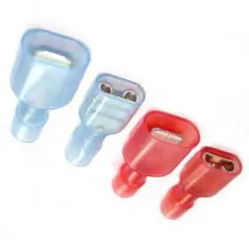 C14-151P - Quick Conn M/F Red 0.250In 22-16 Awg 6.35X0.8Mm Fully Insulated (4 Pcs/Pkg) 1