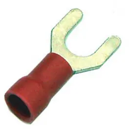 160126-100 - Spade Term Red #10 22-18Awg Id-5.3Mm Width-9.4Mm (100 Pcs/Pkg) 1