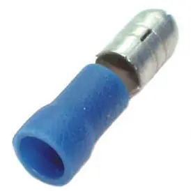 B-289X - Bullet Male Blu 0.157In 16-14Awg 4Mm (10 Pcs/Pkg) 1