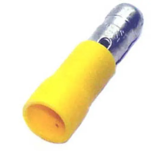 160472-2008 - Bullet Male Yel 0.195In 12-10Awg 5Mm (8 Pcs/Pkg) 1